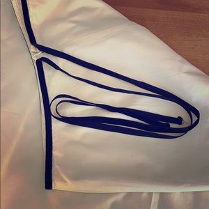 Jcrew Cream skirt with lace trim